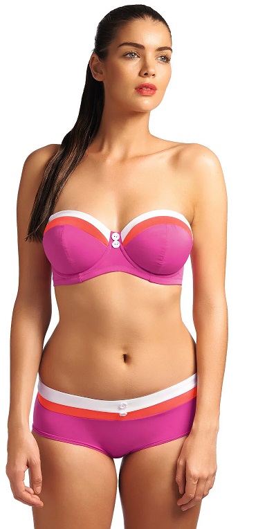 Freya Revival Bandeau Bikini Bra -Short Sorbet